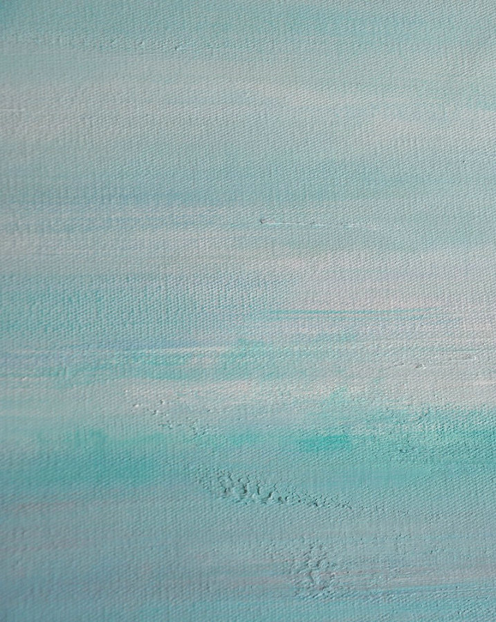 Handmade Painting Large Abstract Art,Large Abstract Landscape Oil Painting On Canvas,Modern Art Abstract Painting,Grey,Lake Blue,White